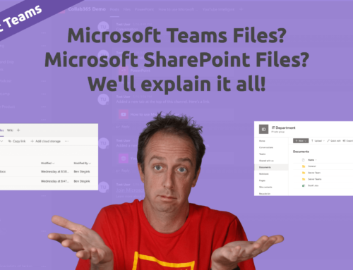 Microsoft Teams Files? SharePoint Online Files?